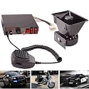 Police Siren Speaker PA System Kit with Mic 12V Pa Speaker Alarm