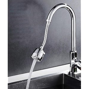 polished tap extender for kitchen sink tap filter faucet for kitchen sink-sink tap extension for kitchen bathroomchrome settings adjustable tap extender tap extender
