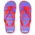 POLITA Mens Blue Kaden Flip Flops amp