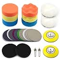POLIWELL 3 Inch Car polishing Sanding Discs