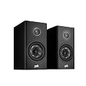 Polk Audio Reserve R200 Large Bookshelf Speaker For Dynamic, Detailed Home Theater Audio, 1" Pinnacle Ring Tweeter & 6.5" Turbine Cone Woofer, Dolby Atmos & Imax Enhanced, Wall Mountable, Black-Wired