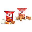 POLKA Pack of 6 Suji Rusk , 2 Pc Crispy Toast , 2 Tea Toast ,2 Round Rusk ,2100 Gm ,Family Combo Pack , Rusk Toast ,Cookies Biscuit