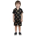 POLKA TOTS 100% Cotton Co-Ord Set for Boys | Half Sleeve Shirt &amp; Shorts Beach Outfit for Kids | Ultra-soft &amp; Breathable Summer Clothes for Toddler &amp; Baby Boy | Casual Dress &amp; Printed Nightwear Set