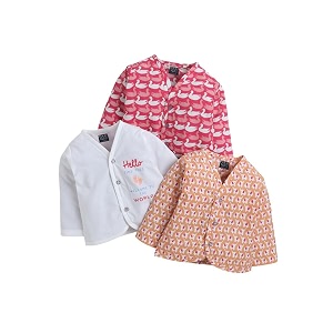 POLKA TOTS 100 Organic Muslin Jhabla for