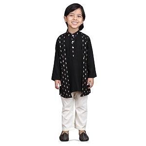 POLKA TOTS Boys Cotton Ethnic Kurta Pajama