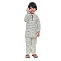 POLKA TOTS Boys Cotton Ethnic Kurta Pajama