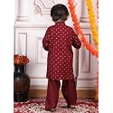 POLKA TOTS Boys Cotton Ethnic Kurta Pajama