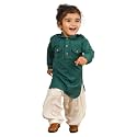 POLKA TOTS Boys Cotton Pathani Set 