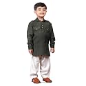 POLKA TOTS Boys Cotton Pathani Set 