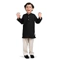 POLKA TOTS Boys Cotton Pathani Set 