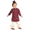 POLKA TOTS Boys Cotton Pathani Set 