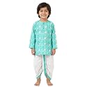 POLKA TOTS Cotton Full Sleeve Printed Kurta