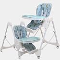 POLKA TOTS Ergonomic High Chair for Baby | Convertible Baby Feeding Chair for 0 to 5 Years| Portable &amp; Foldable Kids Chair for 6 Months to 5 Years | 5 Point Safety Harness &amp; Feeding Tray | Premium Booster Seat - EN149
