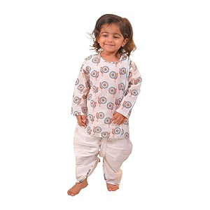 POLKA TOTS Premium Cotton Dhoti Kurta Set