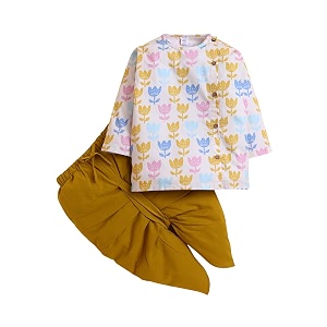 POLKA TOTS Premium Cotton Dhoti Kurta Set