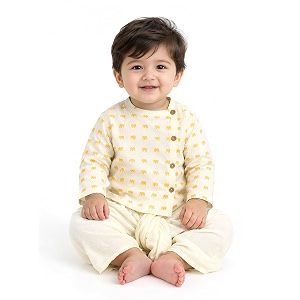 POLKA TOTS Premium Cotton Dhoti Kurta Set