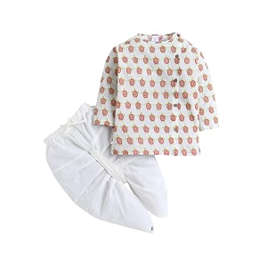 POLKA TOTS Premium Cotton Dhoti Kurta Set