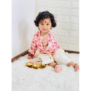 POLKA TOTS Premium Cotton Dhoti Kurta Set
