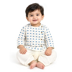 POLKA TOTS Premium Cotton Dhoti Kurta Set