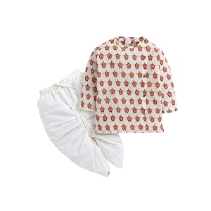 POLKA TOTS Premium Cotton Dhoti Kurta Set