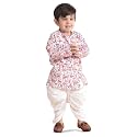 POLKA TOTS Premium Cotton Dhoti Kurta Set
