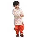 POLKA TOTS Premium Cotton Dhoti Kurta Set