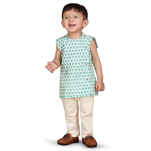 POLKA TOTS Pure Cotton New Born Dress
