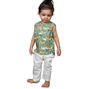 POLKA TOTS Pure Cotton New Born Dress