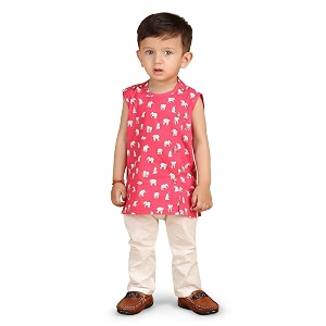 POLKA TOTS Pure Cotton New Born Dress