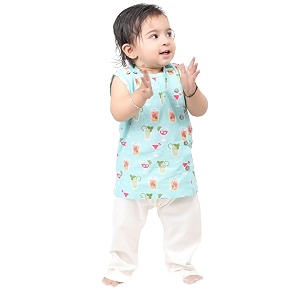 POLKA TOTS Pure Cotton New Born Dress