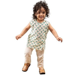 POLKA TOTS Pure Cotton New Born Dress