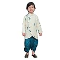 POLKA TOTS Pure Cotton Traditional Dhoti Kurta
