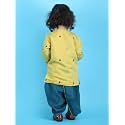 POLKA TOTS Pure Cotton Traditional Dhoti Kurta