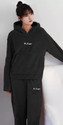 Pollo Loco Women Night Suit Set Black