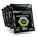 Polly Plastics Rock Tumbler Grit and Polish | 4-Steps Supplies for Tumbling and Polishing Stones and Gems | Professionals Adults and Kids | New Sachet Size for Enhanced Tumbling at Unbeatable Value