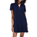 Polo Dress for Women Ruffle Hem Golf Tennis Summer Casual Mini Dresses