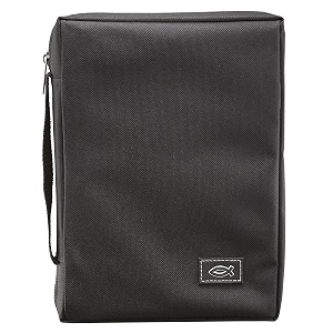 Poly-Canvas Bible Book Cover w Fish