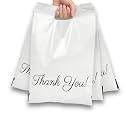Donyson White Poly Mailers with Handle, 10x13, 100 Pack, Shipping Bags