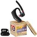 Poly Voyager Legend 50 Bluetooth Headset Noise Cancellation, 4-Mic WindSmart Tech, 10-Hour Battery, Fast Charging, 98 ft Wireless Range, Multipoint Connectivity, Voice Assistant, GTW Cloth(Pack of 10)