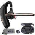 Poly Voyager Legend 50 UC Bluetooth Headset, Charging Case, AI-Powered Noise Cancellation, 4-Mic WindSmart Tech, 10-Hr Battery, 98 ft Wireless Range, Multipoint Connectivity, Voice Assistant
