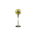 Polycab Aery 400 mm high speed Pedestal Fan with Superior Air Delivery, 100% Copper Motor and 2 years warranty (Black Yellow)