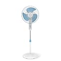 Polycab Aery 400mm Oscillating Pedestal Fan For Home, Office | Aerodynamic Blades with cutting edge design | 100% Copper Winding Motor | 2 Years Warranty【Turquish Blue】