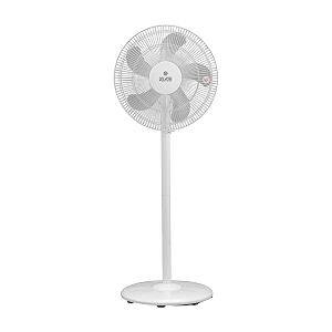 polycab elanza 5 blade 400mm mini pedestal fan with 2 year warranty white