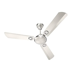 polycab elanza high speed premium ceiling fan 900mm pearl white anti rust