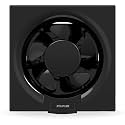 Polycab Freshner Neo 200mm Energy Efficient Exhaust fan for Kitchen, Bathroom | Noiseless, Sleek Design Easy to Clean | High Speed, Powerful Motor, 100% Copper Winding, 2 Year Warranty【Black】