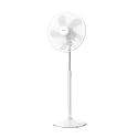 Polycab Optima Mini 400mm Oscillating Pedestal Fan For Home, Office | High Speed &amp; Air Thrust | Aerodynamic Blades with cutting edge design | 100% Copper Winding Motor | 2 Years Warranty【White】
