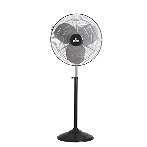 polycab sunami farrata 500 mm pedestal fan black chrome