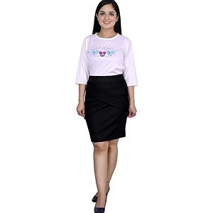 Polycotton Skirt Top Set for Girls Fancy
