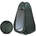 Polyester Cloth Changing Tent For Camping (Armygreen, Instant Setup, Full Privacy, Lxwxh : 120X120X190 Cm), 1 Person
