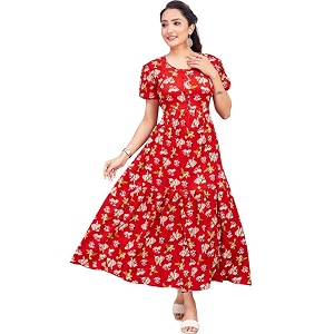 Polyester Floral Regular Women Kurta